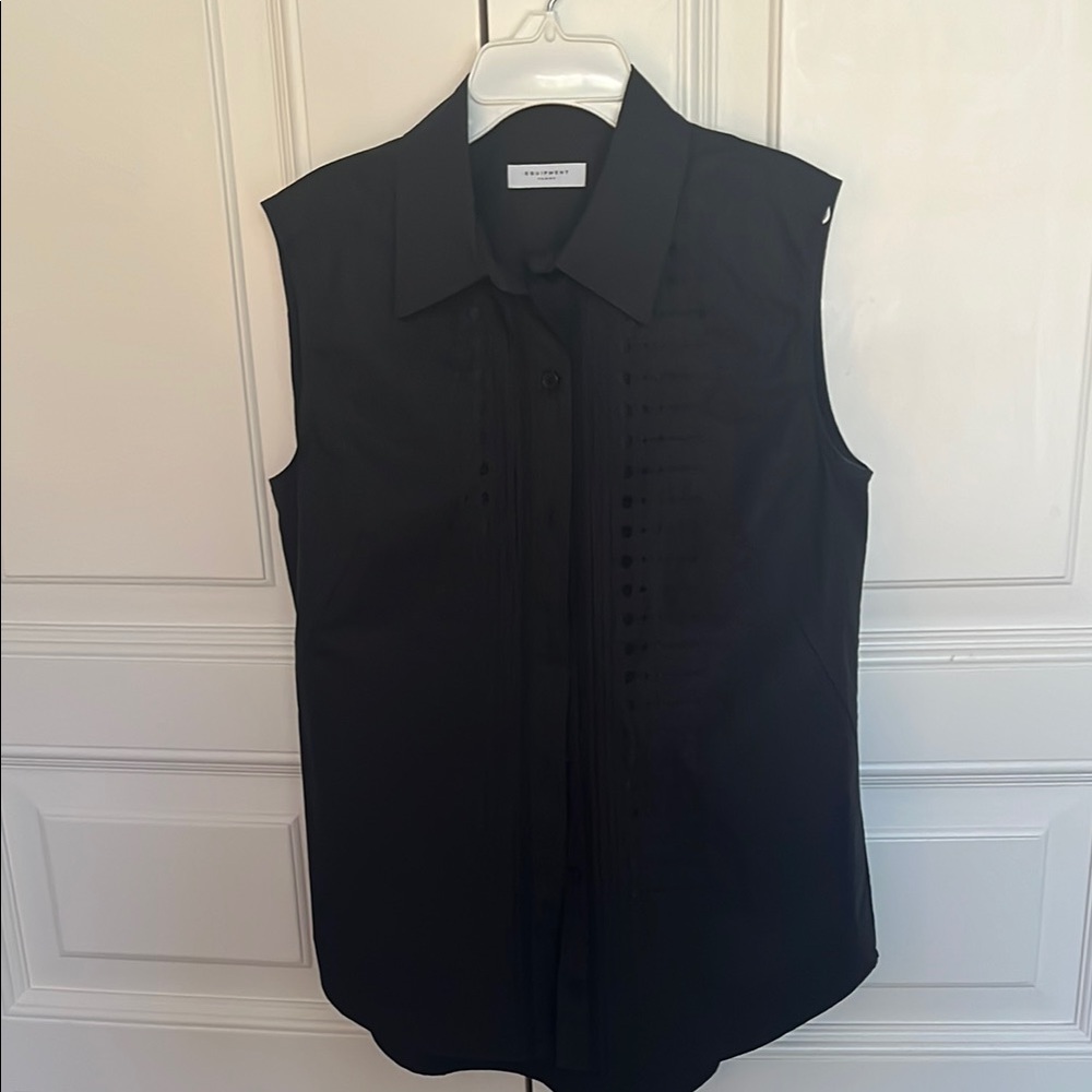 equipment femme sleeveless cotton shirt